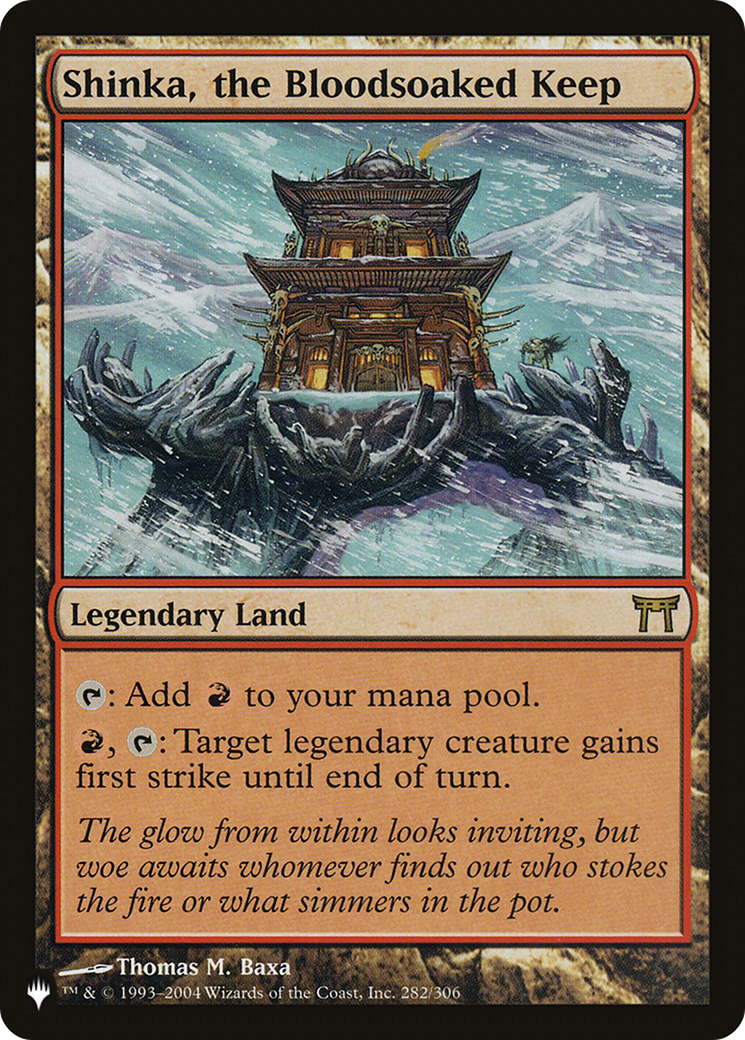 Shinka, the Bloodsoaked Keep [LIST 282/306]