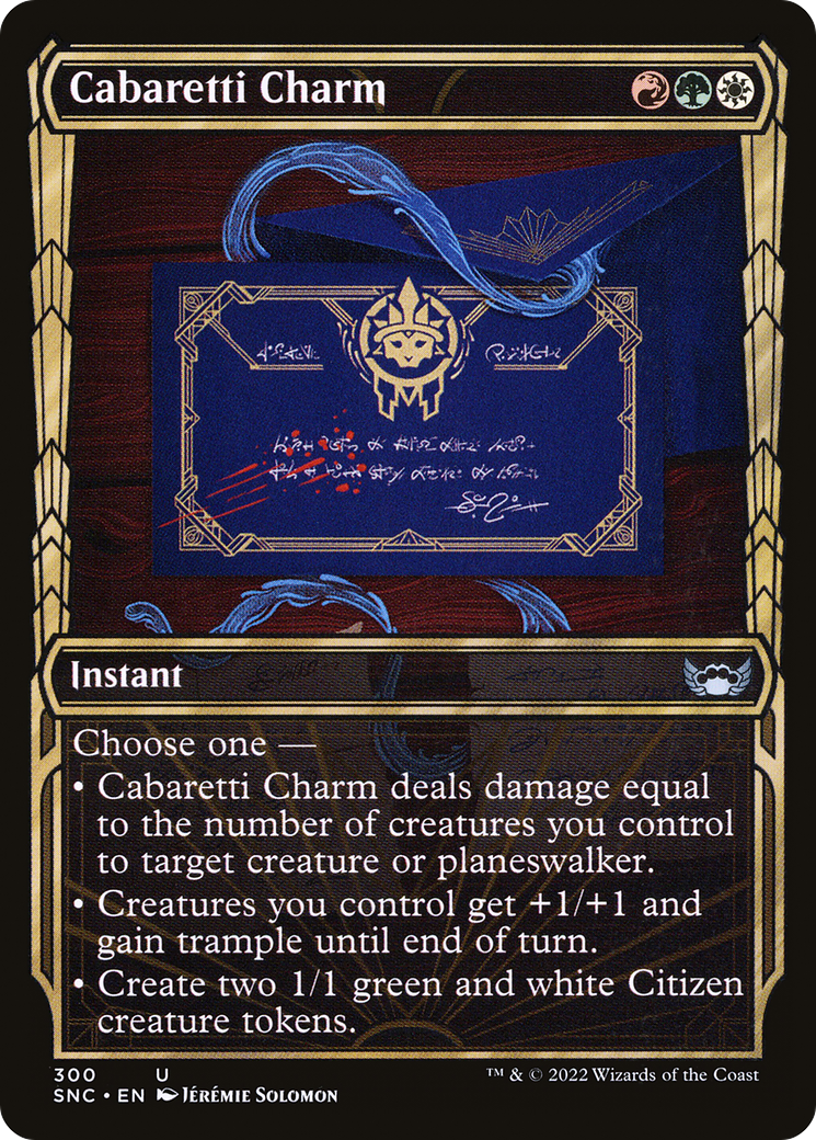 {C} Cabaretti Charm (Showcase Golden Age) [Streets of New Capenna][SNC 300]