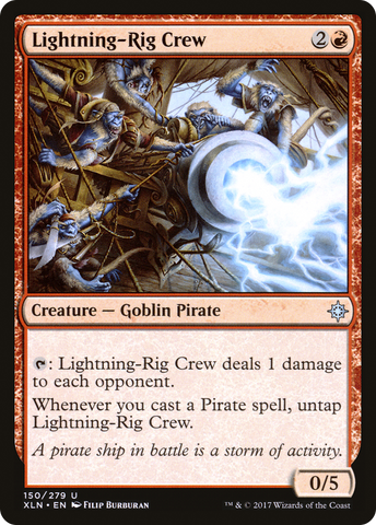 {C} Lightning-Rig Crew [Ixalan][XLN 150]