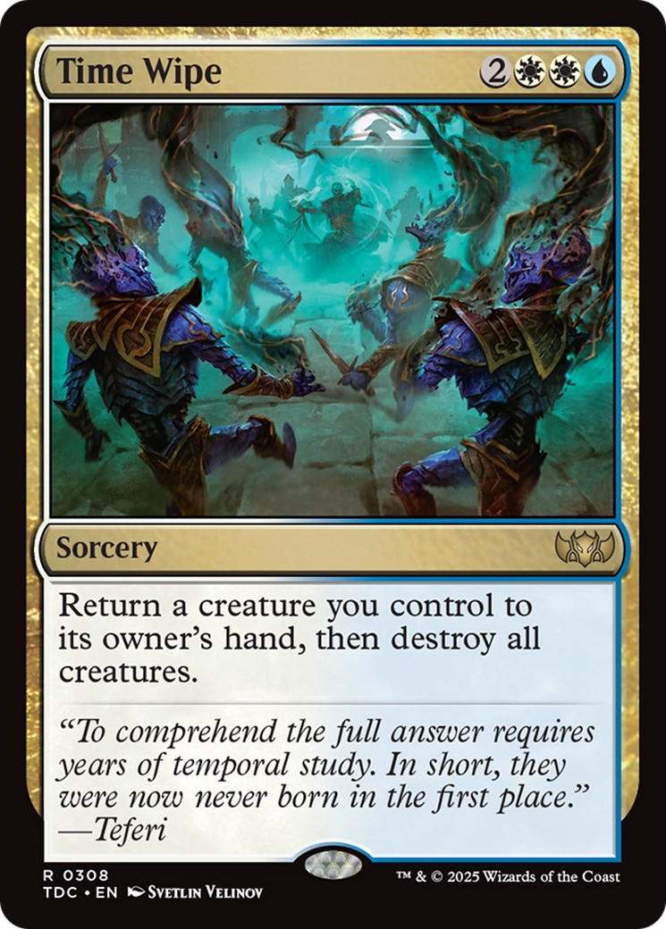 {R} Time Wipe [Tarkir: Dragonstorm Commander][TDC 308]