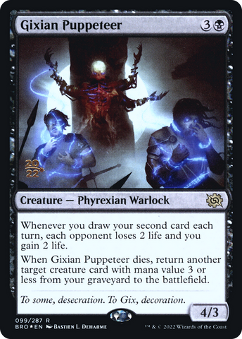 {R} Gixian Puppeteer [The Brothers' War: Prerelease Promos][PR BRO 099]