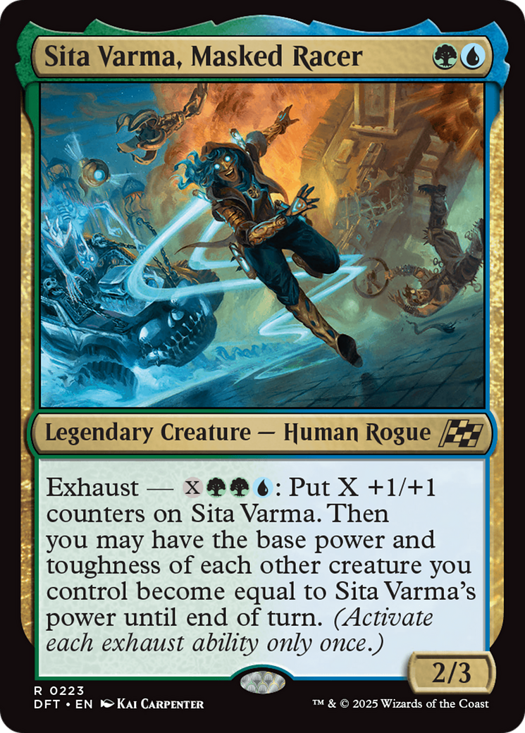{@R} Sita Varma, Masked Racer [Aetherdrift][DFT 223]
