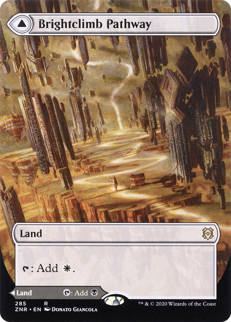 {R} Brightclimb Pathway // Grimclimb Pathway (Borderless Alternate Art) [Zendikar Rising][ZNR 285]