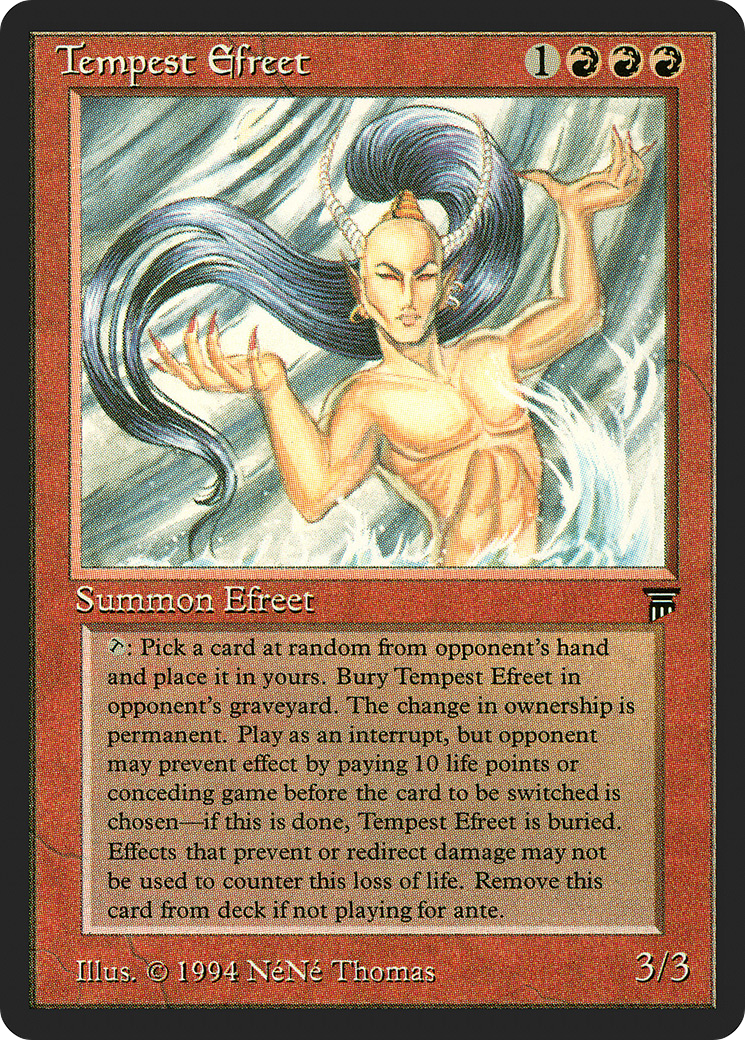 {R} Tempest Efreet [Legends][LEG 166]
