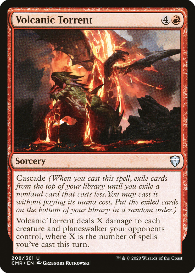 {C} Volcanic Torrent [Commander Legends][CMR 208]