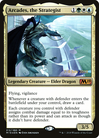 {R} Arcades, the Strategist [Core Set 2019 Prerelease Promos][PR M19 212]