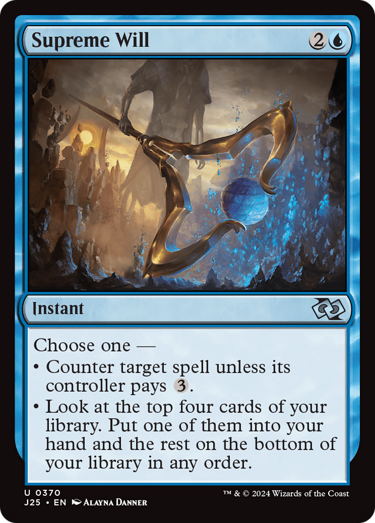 {C} Supreme Will [Foundations Jumpstart][J25 370]