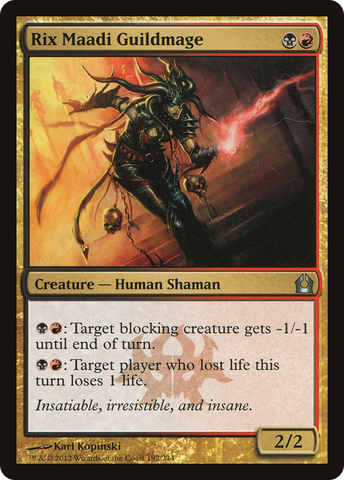 {C} Rix Maadi Guildmage [Return to Ravnica][RTR 192]