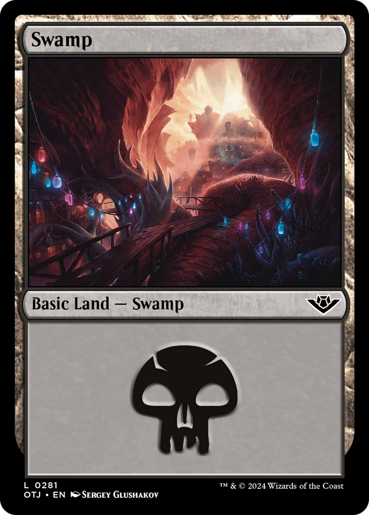 {B}[OTJ 281] Swamp (0281) [Outlaws of Thunder Junction]
