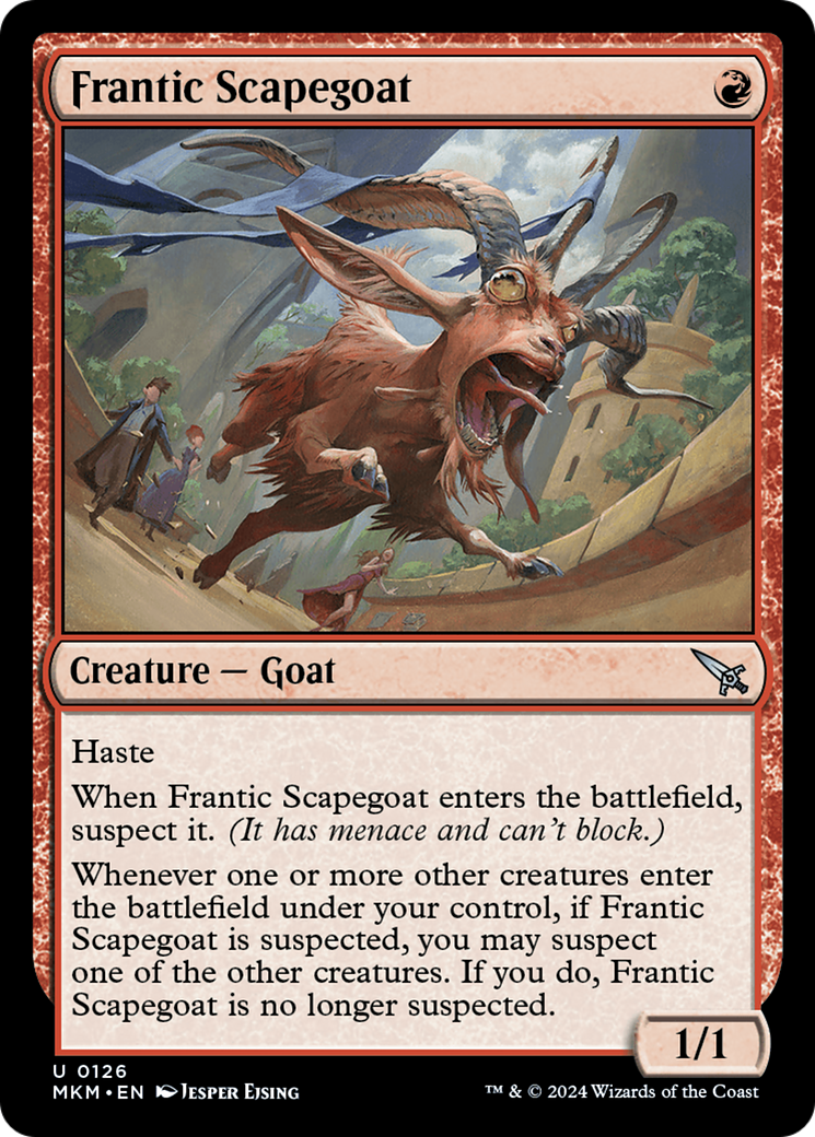 {@C} Frantic Scapegoat [Murders at Karlov Manor][MKM 126]