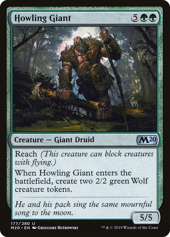 {C} Howling Giant [Core Set 2020][M20 177]