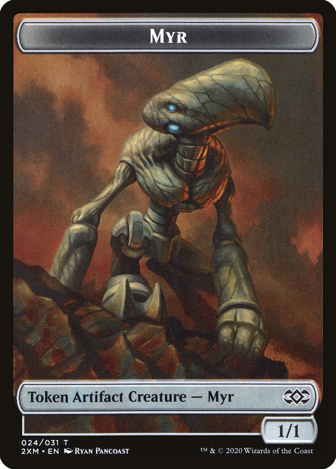 {T} Clue // Myr (024) Double-sided Token [Double Masters Tokens][T2XM 022]