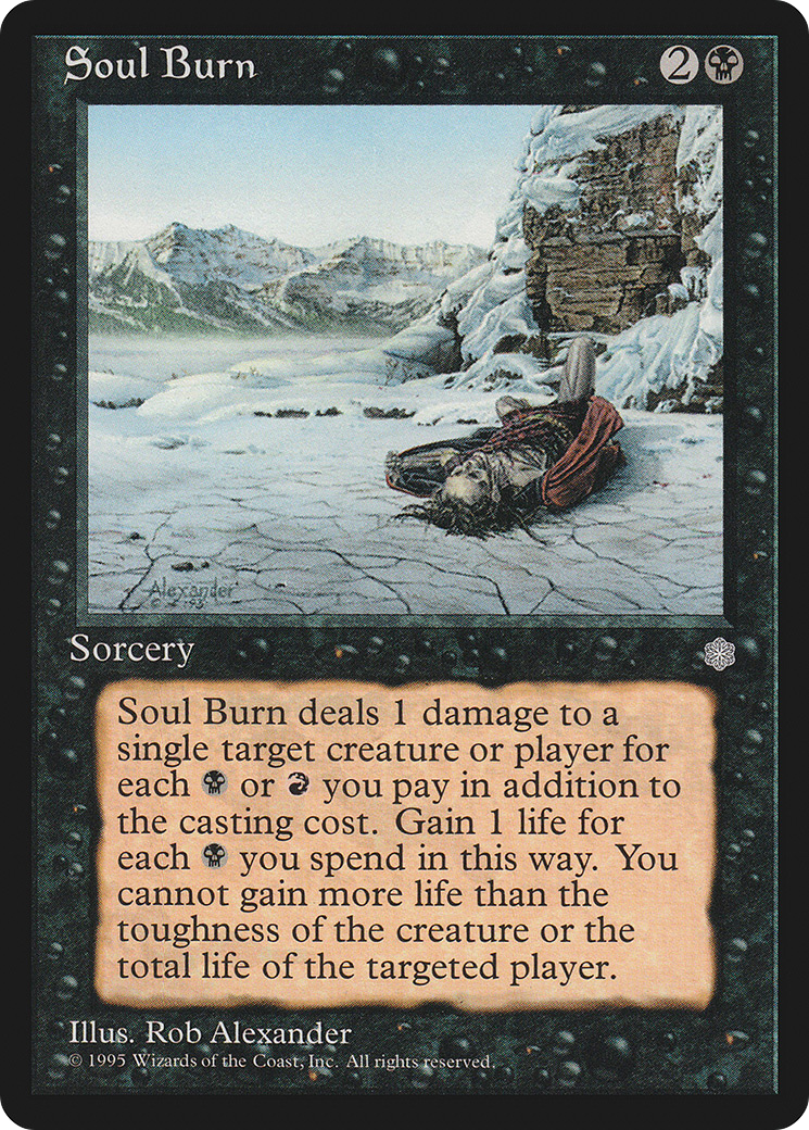 {C} Soul Burn [Ice Age][ICE 161]