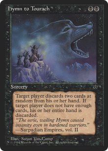 {C} Hymn to Tourach (Susan Van Camp) [Fallen Empires][FEM 38A]
