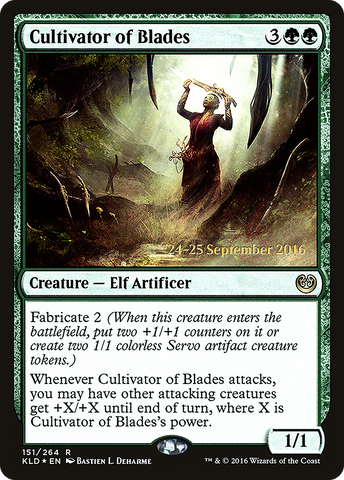 {R} Cultivator of Blades [Kaladesh Prerelease Promos][PR KLD 151]