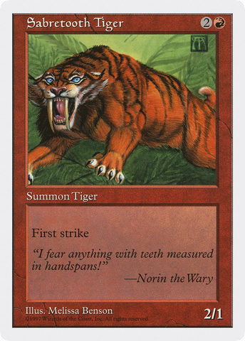 {C} Sabretooth Tiger [Fifth Edition][5ED 264]