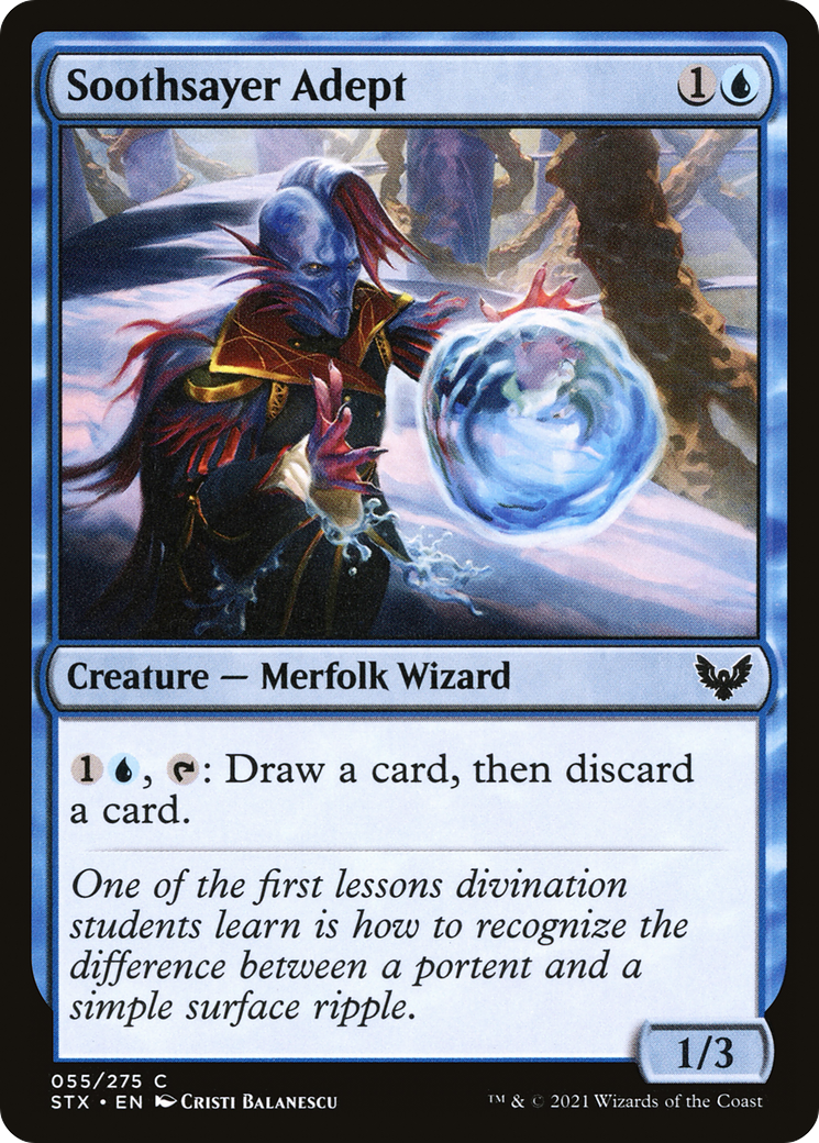 {C} Soothsayer Adept [Strixhaven: School of Mages][STX 055]