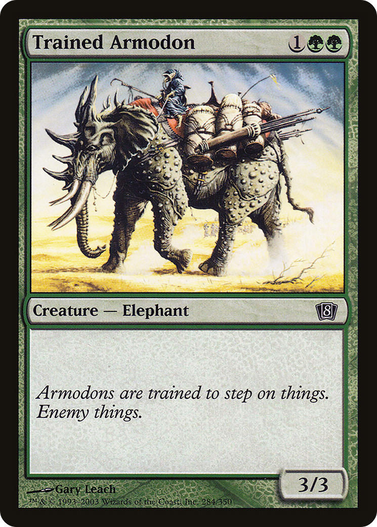 {C} Trained Armodon [Eighth Edition][8ED 284]