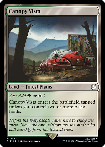 {R} Canopy Vista (Surge Foil) [Fallout][PIP 783]