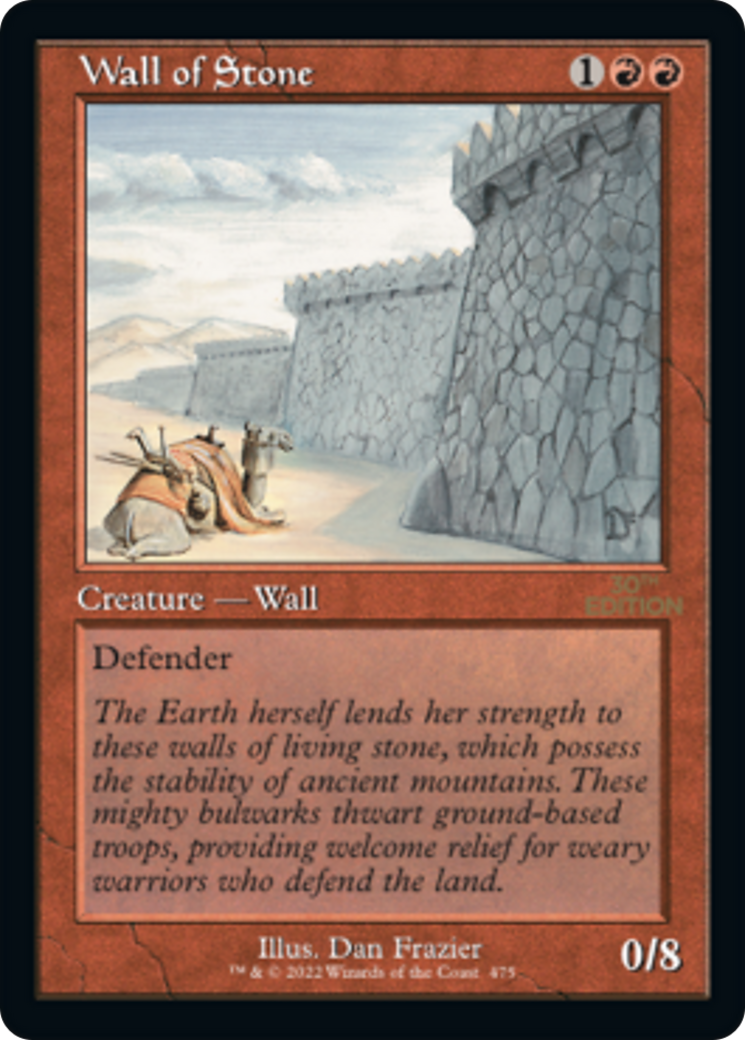 {C} Wall of Stone (Retro) [30th Anniversary Edition][30A 475]