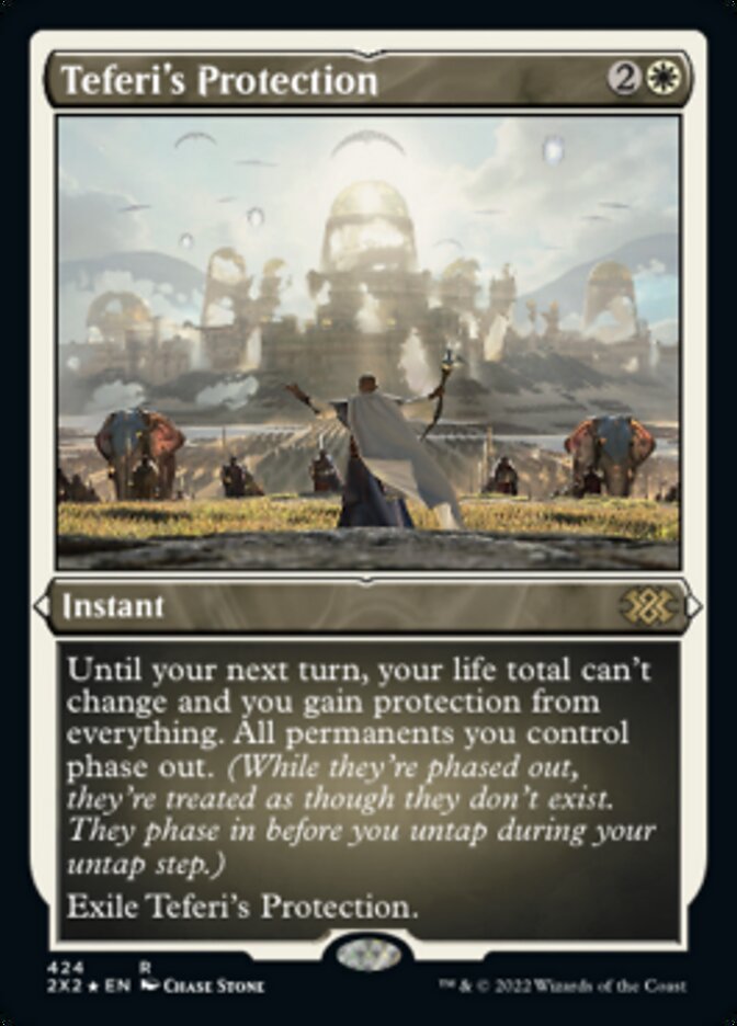 {R} Teferi's Protection (Foil Etched) [Double Masters 2022][2X2 424]
