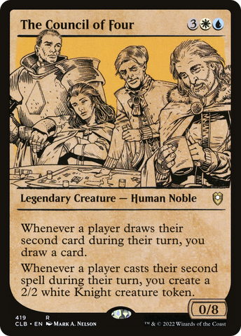 {R} The Council of Four (Showcase) [Commander Legends: Battle for Baldur's Gate][CLB 419]