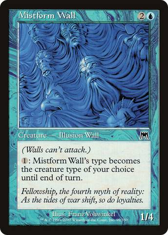 {C} Mistform Wall [Onslaught][ONS 099]