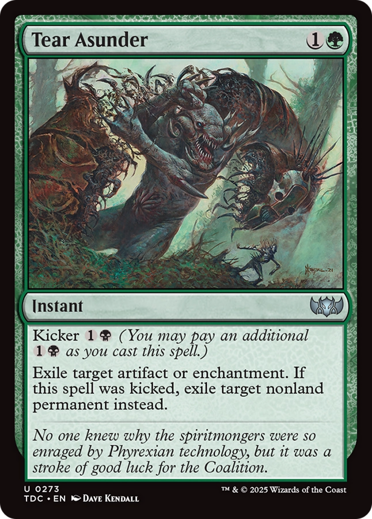 {C} Tear Asunder [Tarkir: Dragonstorm Commander][TDC 273]