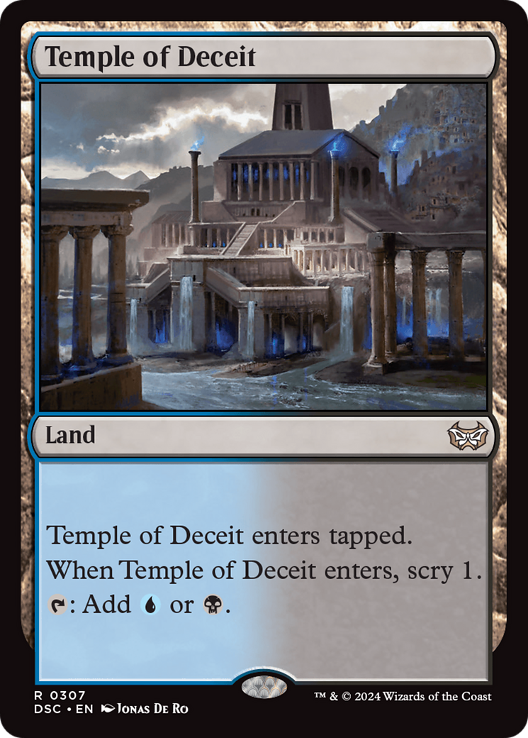 {R} Temple of Deceit [Duskmourn: House of Horror Commander][DSC 307]