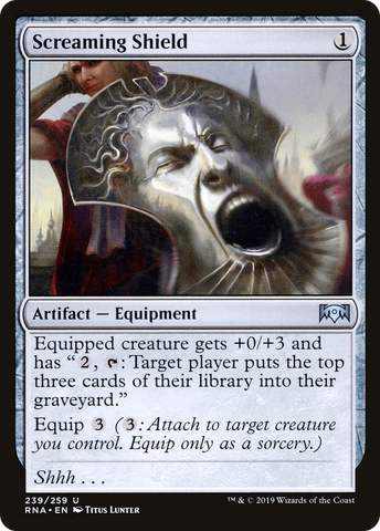 {C} Screaming Shield [Ravnica Allegiance][RNA 239]