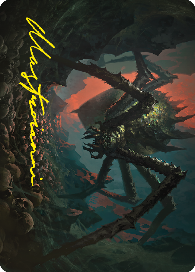 {A} Shelob, Child of Ungoliant Art Card (Gold-Stamped Signature) [The Lord of the Rings: Tales of Middle-earth Art Series][GS ALTR 023]