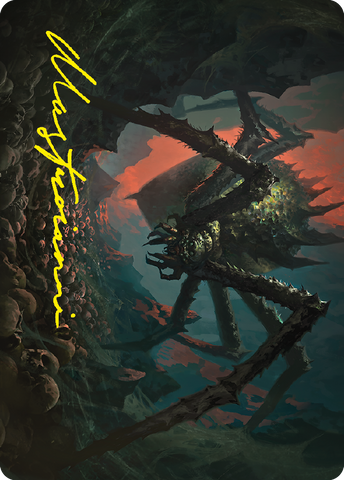 {A} Shelob, Child of Ungoliant Art Card (Gold-Stamped Signature) [The Lord of the Rings: Tales of Middle-earth Art Series][GS ALTR 023]