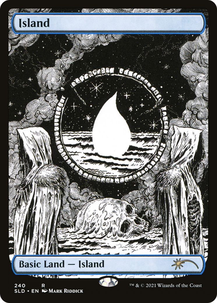 {B}[SLD 240] Island (Crushing Brutality) [Secret Lair Drop Series]