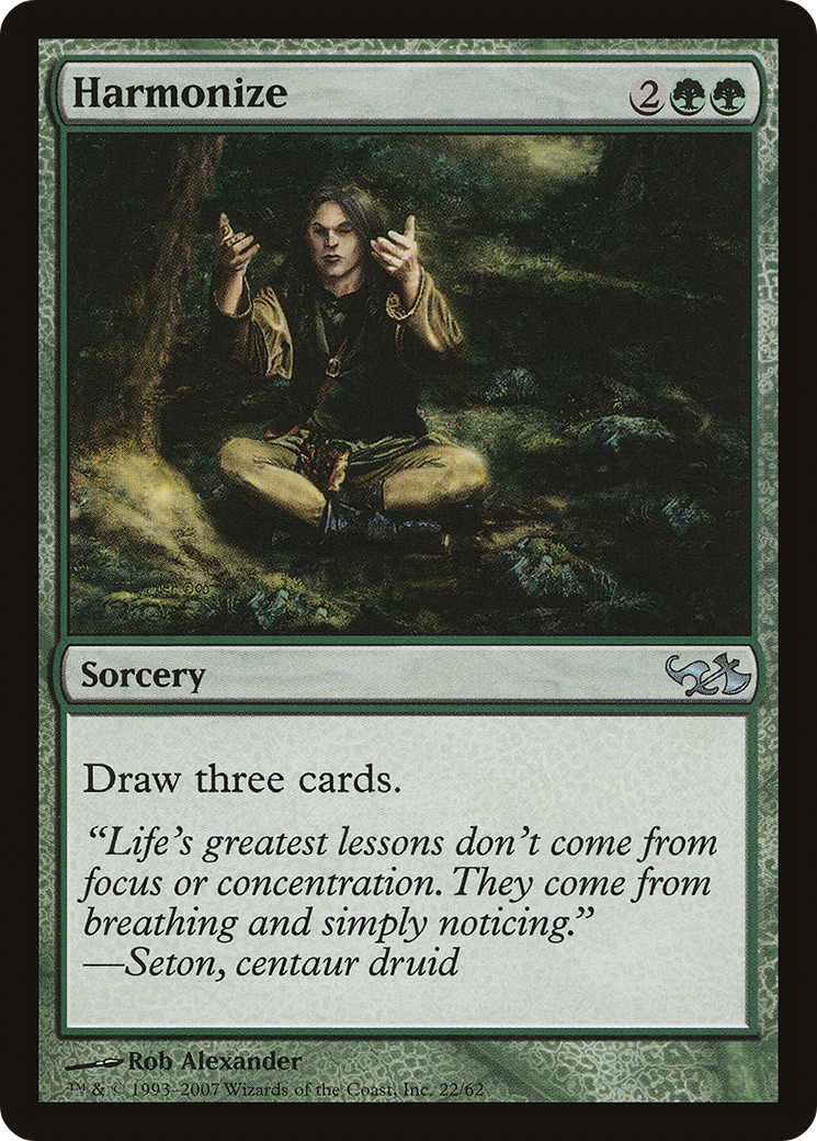 {C} Harmonize [Duel Decks: Elves vs. Goblins][DDA 022]