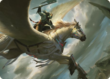 {A} Cleaving Skyrider Art Card [Dominaria United Art Series][ADMU 005]