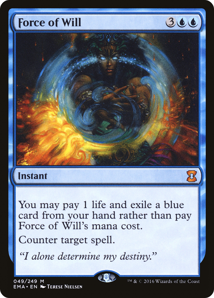 {R} Force of Will [Eternal Masters][EMA 049] - Misty Mountain Games