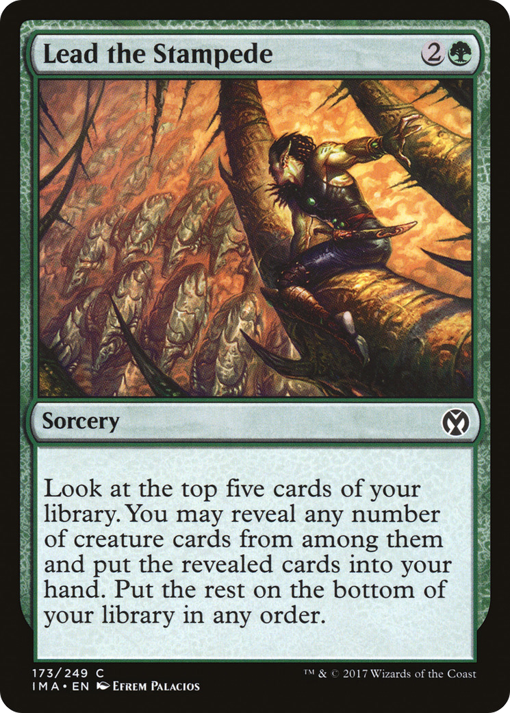 {C} Lead the Stampede [Iconic Masters][IMA 173]