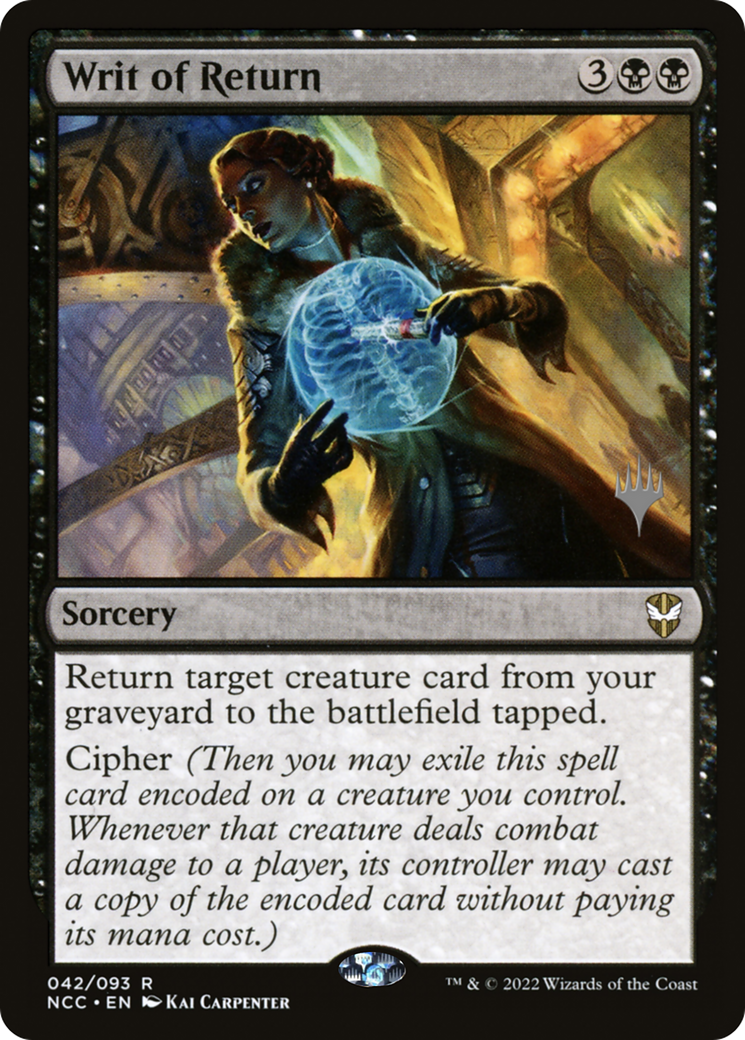 {R} Writ of Return (Promo Pack) [Streets of New Capenna Commander Promos][PP NCC 042]
