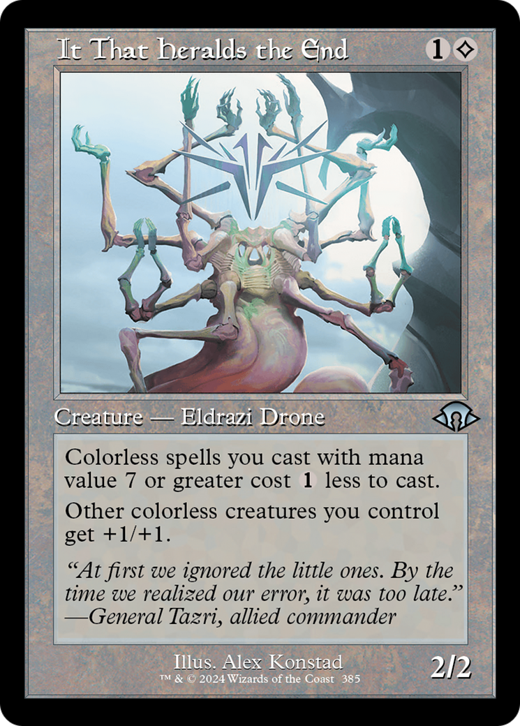 {C} It That Heralds the End (Retro [Modern Horizons 3][MH3 385]