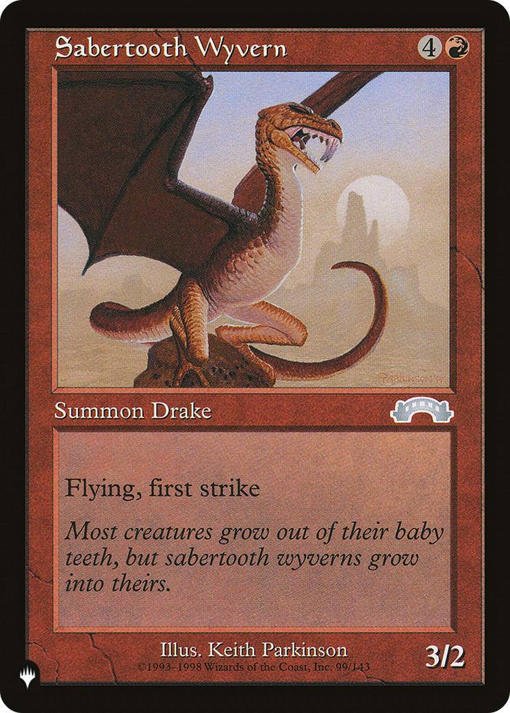 Sabertooth Wyvern [LIST 99/143]