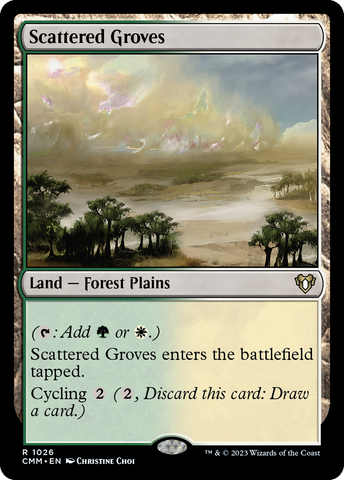 {C} Scattered Groves [Commander Masters][CMM 1026]