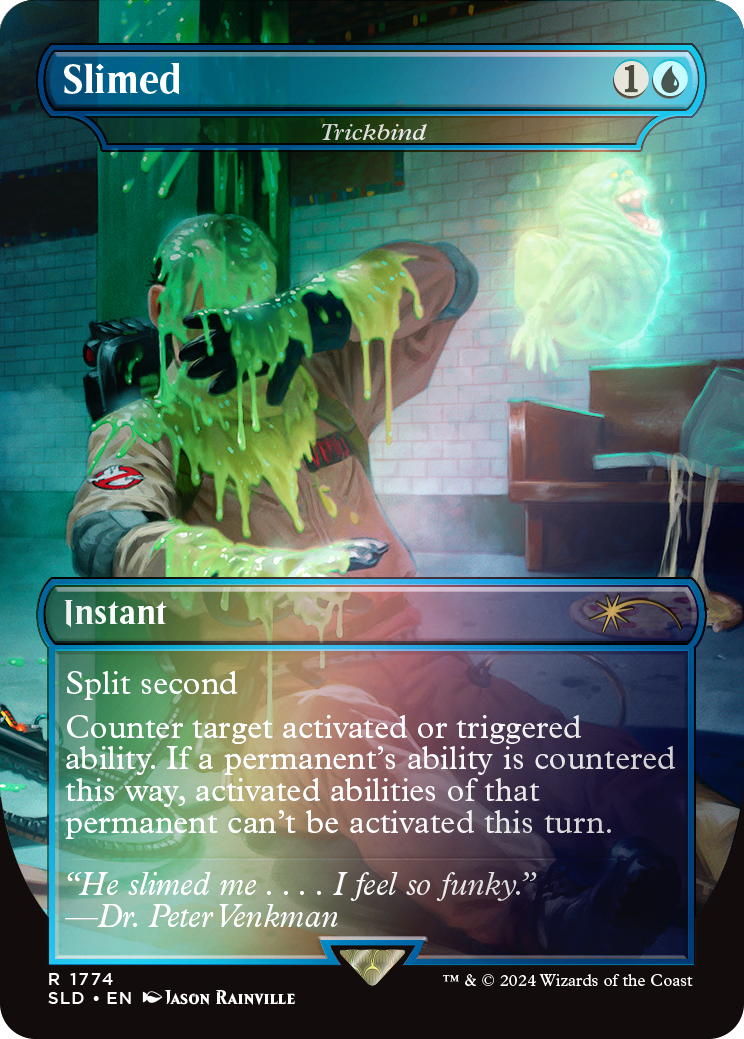{R} Slimed - Trickbind (Rainbow Foil) [Secret Lair Drop Series][RBF SLD 1774]