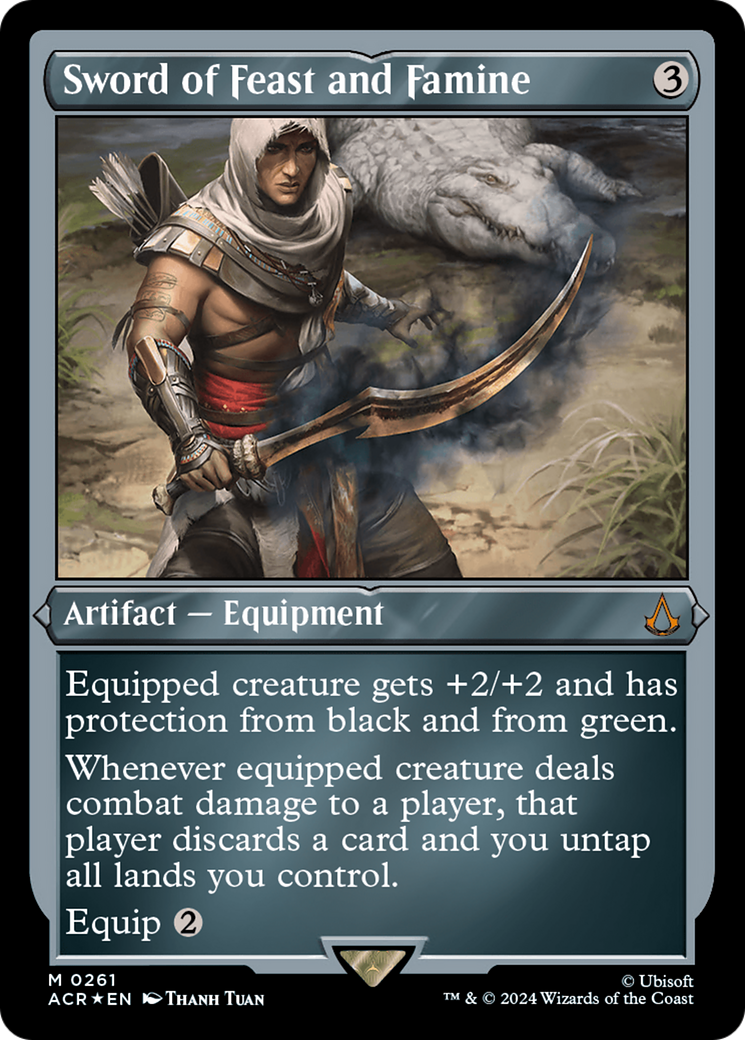 {R} Sword of Feast and Famine (Foil Etched) [Assassin's Creed][ACR 261]