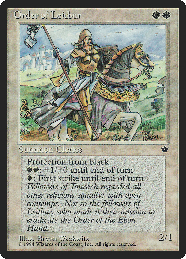 {C} Order of Leitbur (Horse Facing Right) [Fallen Empires][FEM 16A]