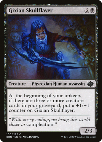 {C} Gixian Skullflayer [The Brothers' War][BRO 100]