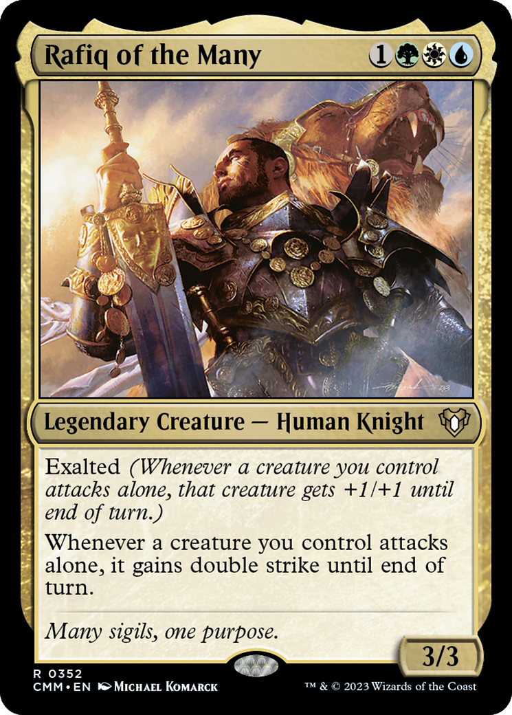 {R} Rafiq of the Many [Commander Masters][CMM 352]
