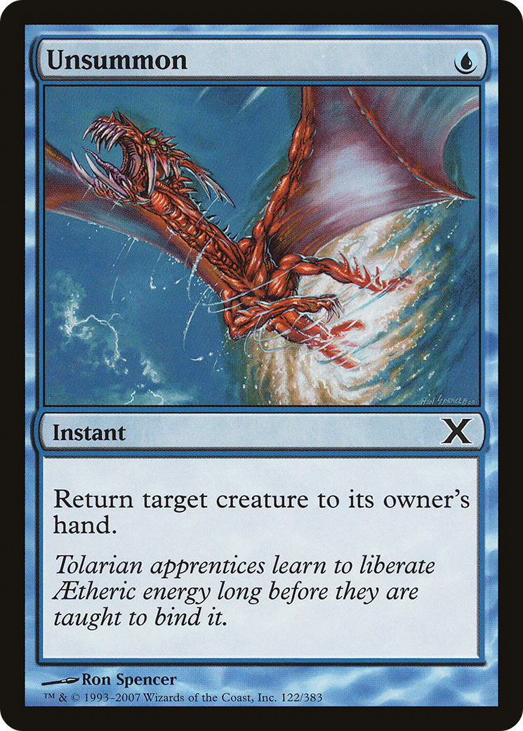 {C} Unsummon [Tenth Edition][10E 122]