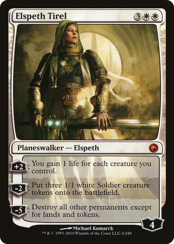 {R} Elspeth Tirel [Scars of Mirrodin][SOM 006]