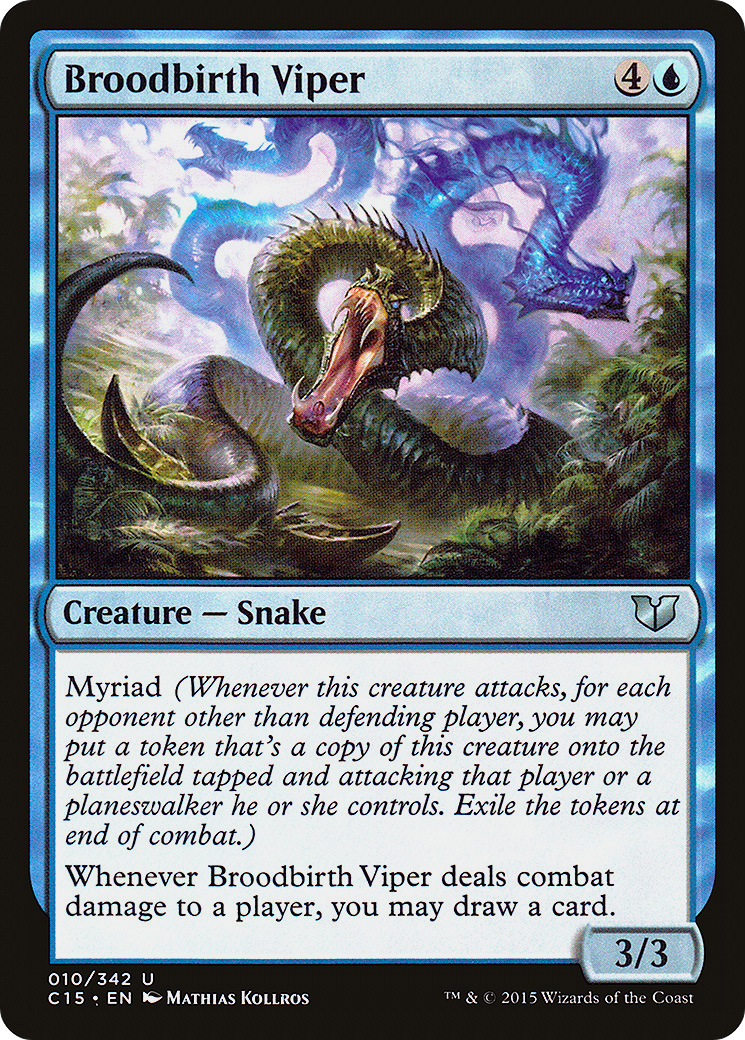 {C} Broodbirth Viper [Commander 2015][C15 010]