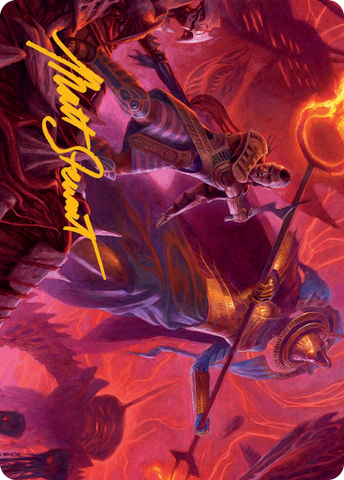 {A} Djeru and Hazoret Art Card (Gold-Stamped Signature) [March of the Machine Art Series][GS AMOM 044]